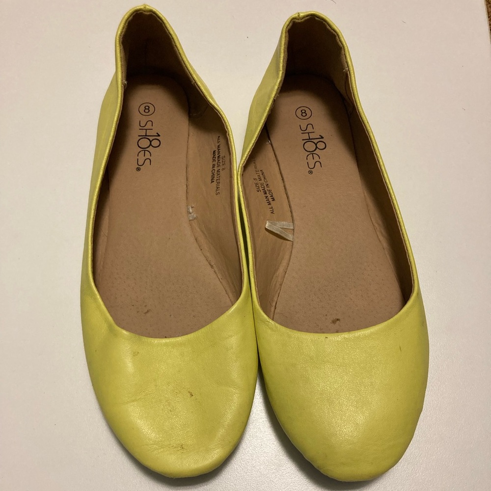 Neon Yellow Flats